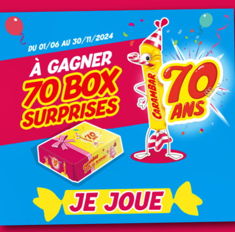 Jeu Carambar 70 ans - www.carambar70ans.fr