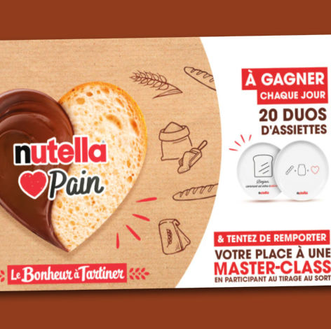 Jeu nutella 2024 assiettes - www.nutella.com