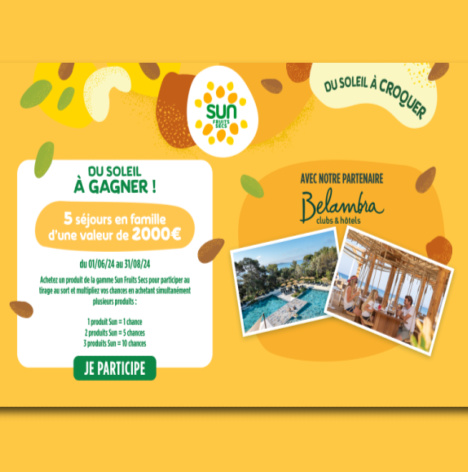 Grand-jeu-sun-fruits-secs.fr - Grand jeu Sun fruits secs du soleil  gagner